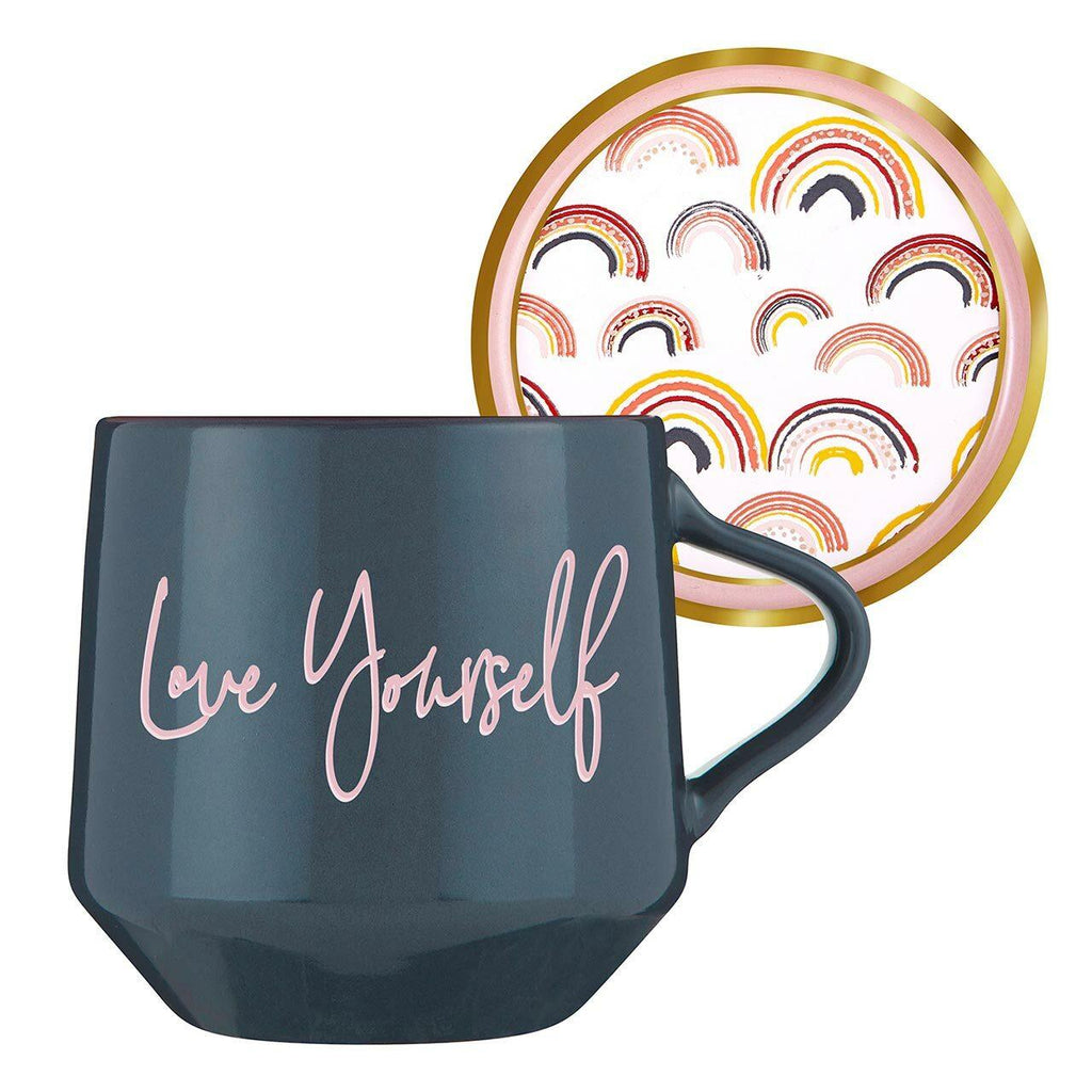ethically sourced Love Yourself Mug & Coaster Lid Life In Alignment