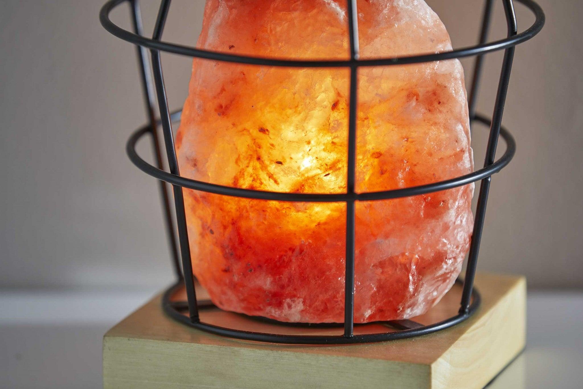 Modern Industrial Himalayan Salt Lamp - Life In Alignment