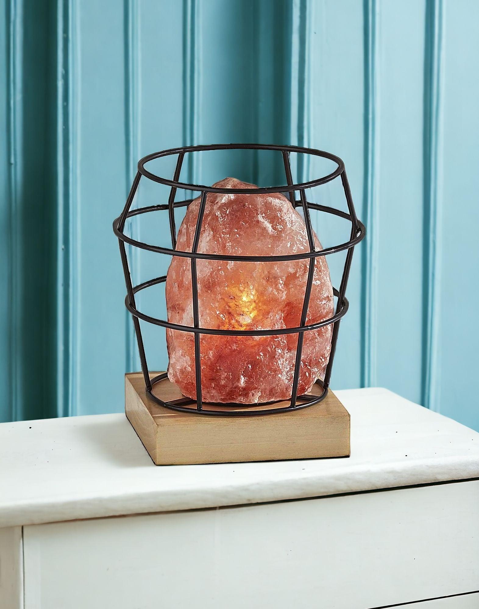 Modern Industrial Himalayan Salt Lamp - Life In Alignment