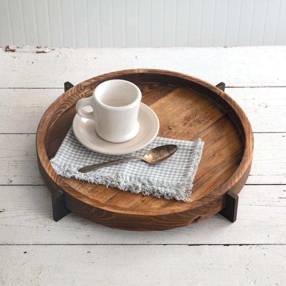 Modern Rustic Wood Tray - Life In Alignment