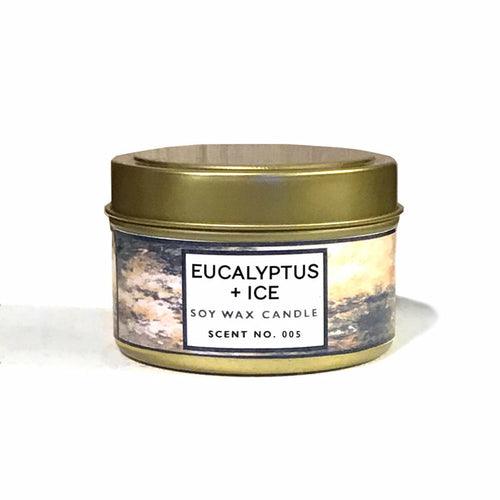 ethically sourced Eucalyptus + Ice Soy Wax Candle Life In Alignment