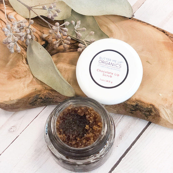 ethically sourced Organic Chocolate Lip Scrub Life In Alignment