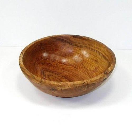ethically sourced 9" Handcrafted Olive Wood Bowl Life In Alignment