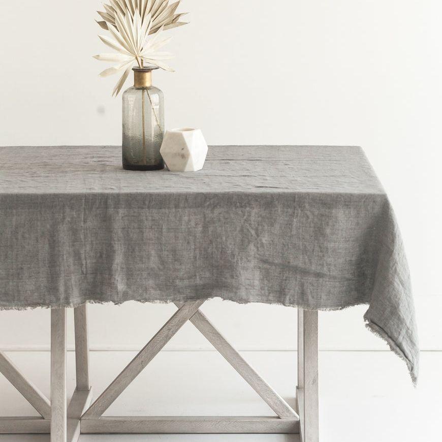 ethically sourced Stone Washed Linen Tablecloth Life In Alignment