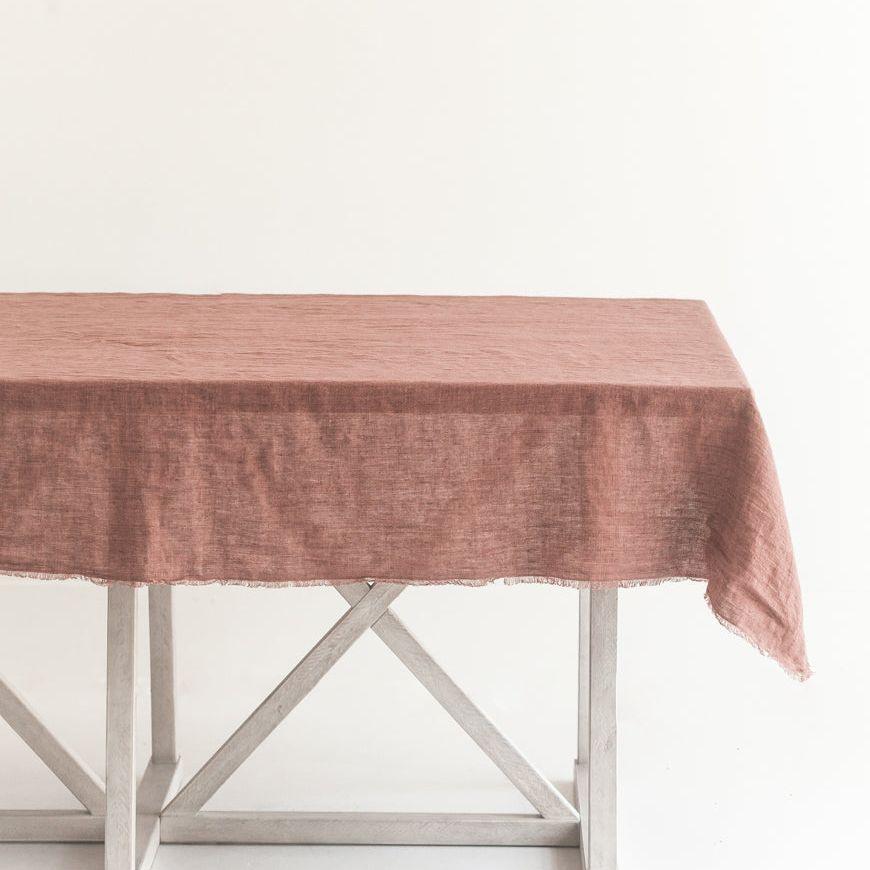 ethically sourced Stone Washed Linen Tablecloth Life In Alignment