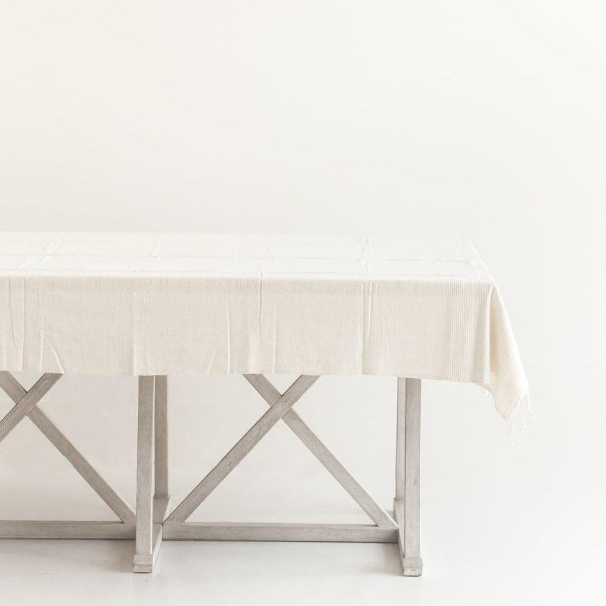 ethically sourced Riviera Cotton Tablecloth 96x54 Life In Alignment