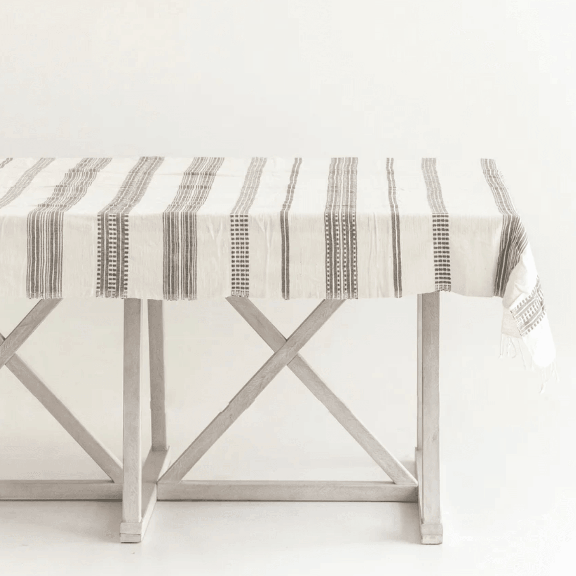 ethically sourced Aden Cotton Tablecloth 96x54 Life In Alignment