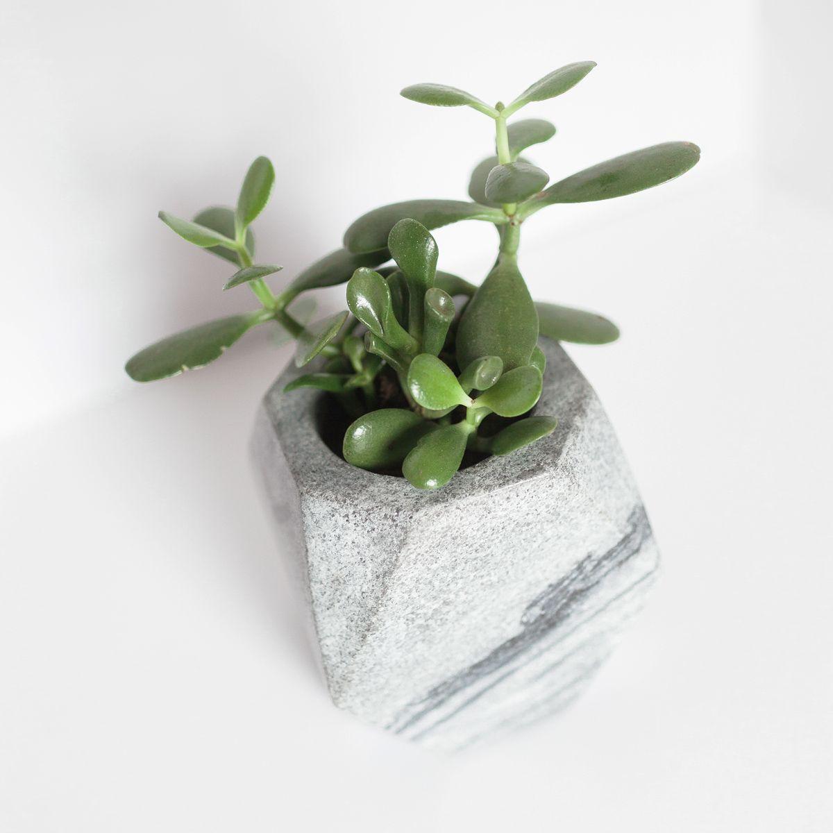ethically sourced Geo Marble Planter Life In Alignment