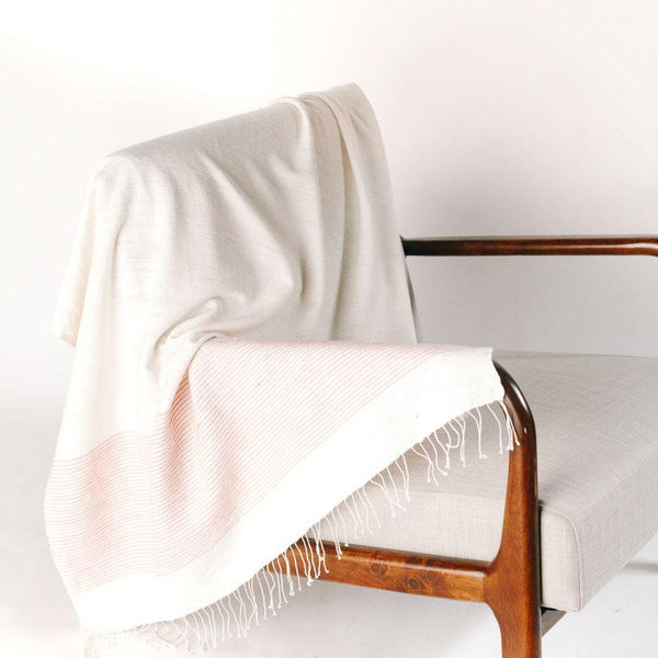 ethically sourced Riviera Cotton Throw Blanket Life In Alignment